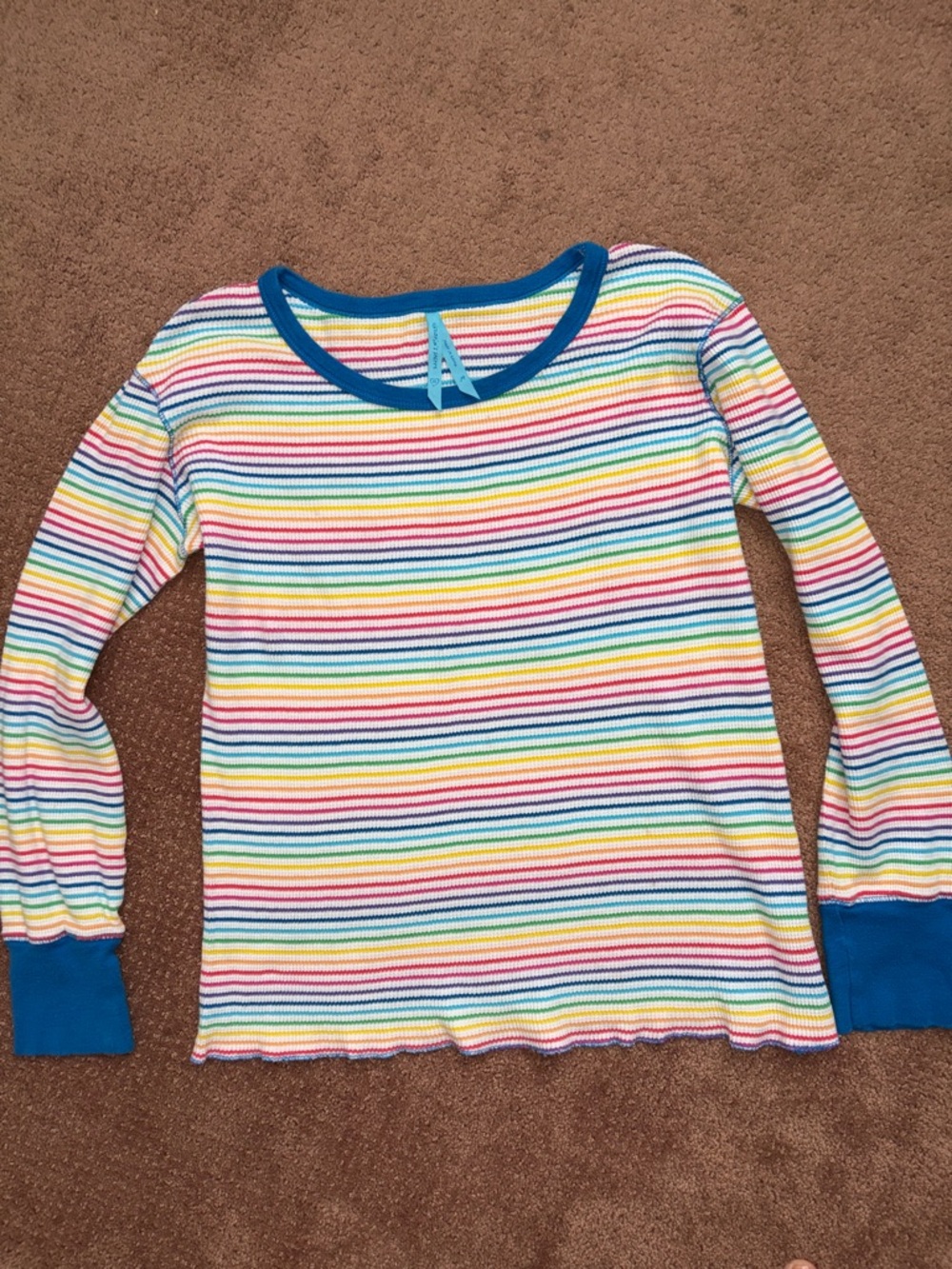 Victoria’s Secret thermal striped pajama top